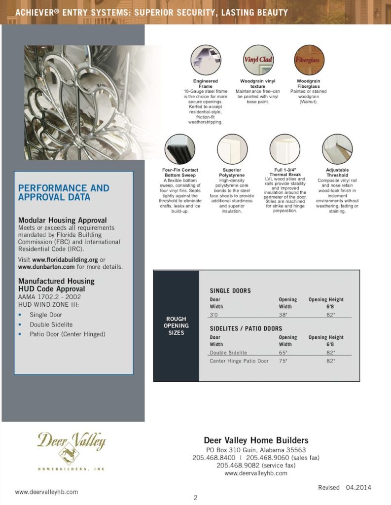 Achiever Entry Systems - Page 2