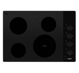 30-inch Electric Ceramic Glass Cooktop with Dual Radiant Element