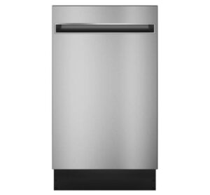 GE Profile™ ENERGY STAR® 18" ADA Compliant Stainless Steel Interior Dishwasher with Sanitize Cycle