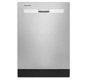 Quiet Dishwasher with Boost Cycle and Pocket Handle