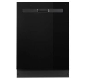 Quiet Dishwasher with Boost Cycle and Pocket Handle Black