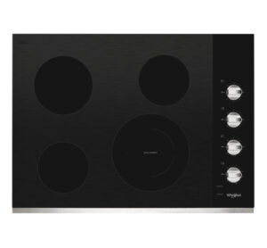 30-inch Electric Ceramic Glass Cooktop with Dual Radiant Element