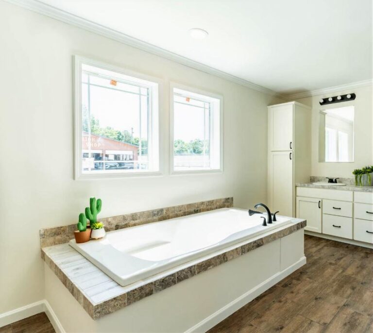 DROP IN TUB AVAILABLE WITHOUT OR WITH OPTIONAL WHIRLPOOL