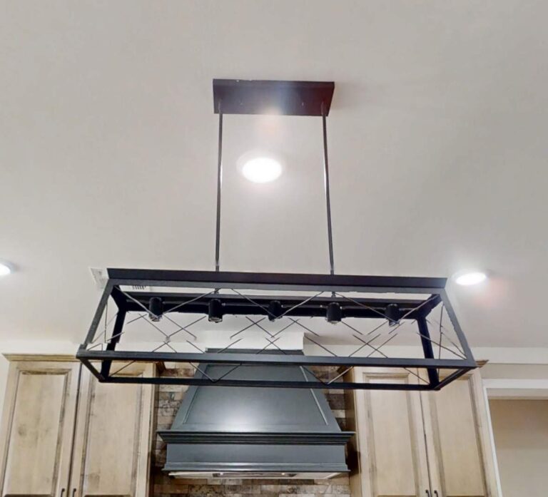 Hukoro 5 Light Industrial Rectangle Pendant Light