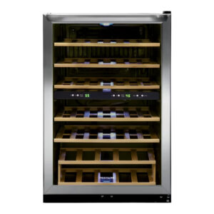 45 Bottle Two-Zone Wine Cooler